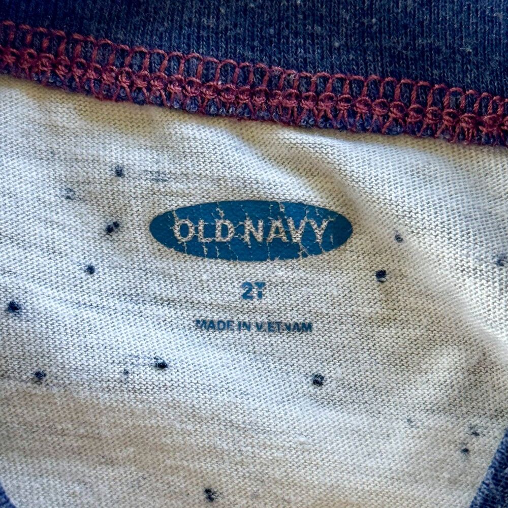 4/$10 - Old Navy Toddler Boy 3/4 Sleeve Shirt | 2T - Picture 4 of 6